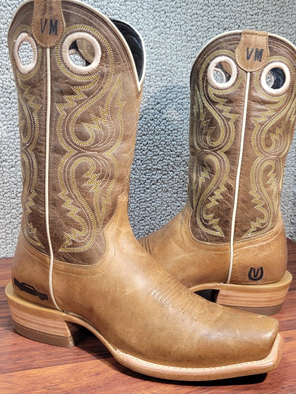 Tecovas The Parker Men's Size US 9D Tan Goat Houseman Boots
